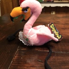 Meanies Bean Bag Plush PHLEMINGO The Flamingo Drooling Spitting Phlegm Series 2