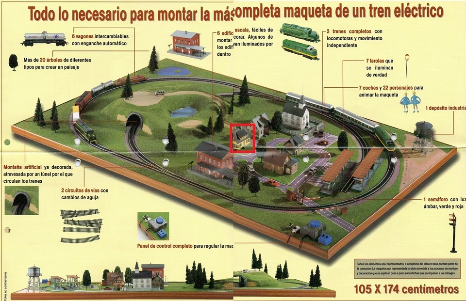 Casa gialla 1:87 H0 Parti per trenino elettrico, modellini ferroviari - Immagine 4 di 4