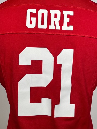 Frank Gore #21 San Francisco 49ers NFL Nike Red Home Game Jersey Women's MEDIUM - Picture 2 of 15