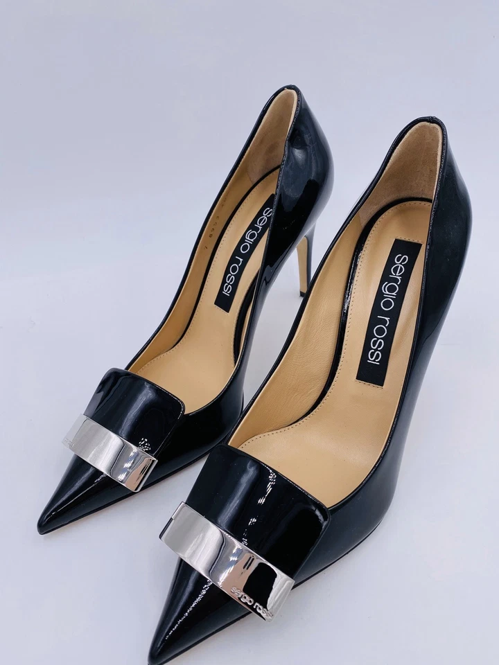 Pumps Sergio Rossi Gr. 40,5 Schwarz *LP: 786 EU* NEU - Bild 3 von 4
