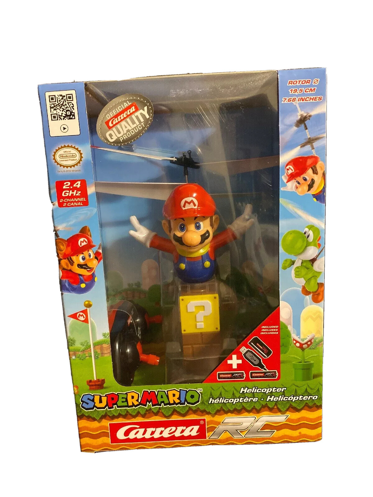 super mario carrera helicopter