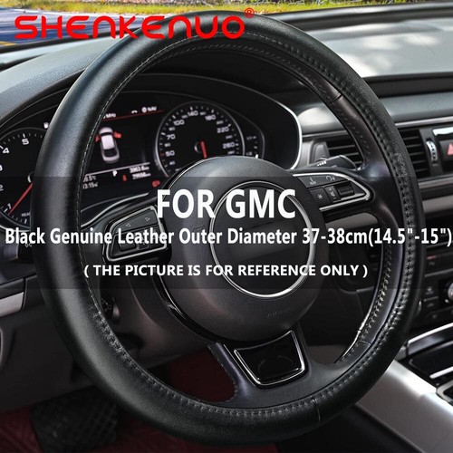 Steering Wheel Cover Genuine Leather for GMC Sierra 1500 2500 HD 3500 20012006 eBay