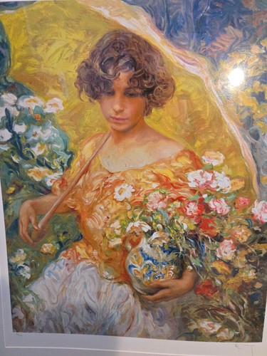 Jose Royo EL JARRON DE MANISES limited edition serigraph - hand signed artwork - Picture 2 of 12