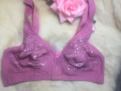   Eva  secret Unpadded wireless  Bra size secret it  8d us 44d eu 100d pink 