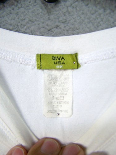 DIVA USA Shirt Juniors 2XL White Graphic Devachi Rhinestones Short Sleeve Girls - Picture 4 of 9