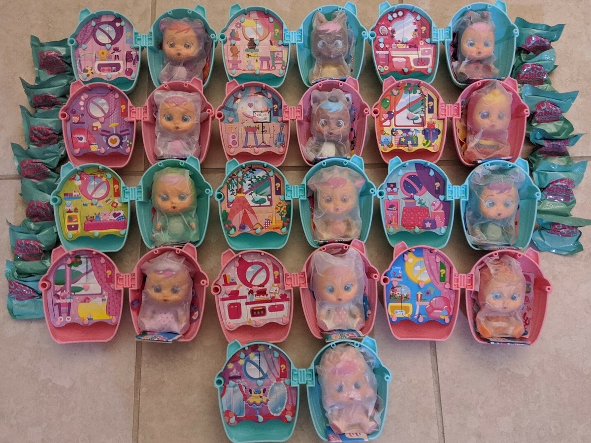 FULL set of 13 Cry Babies Magic Tears Series Bottle House includes