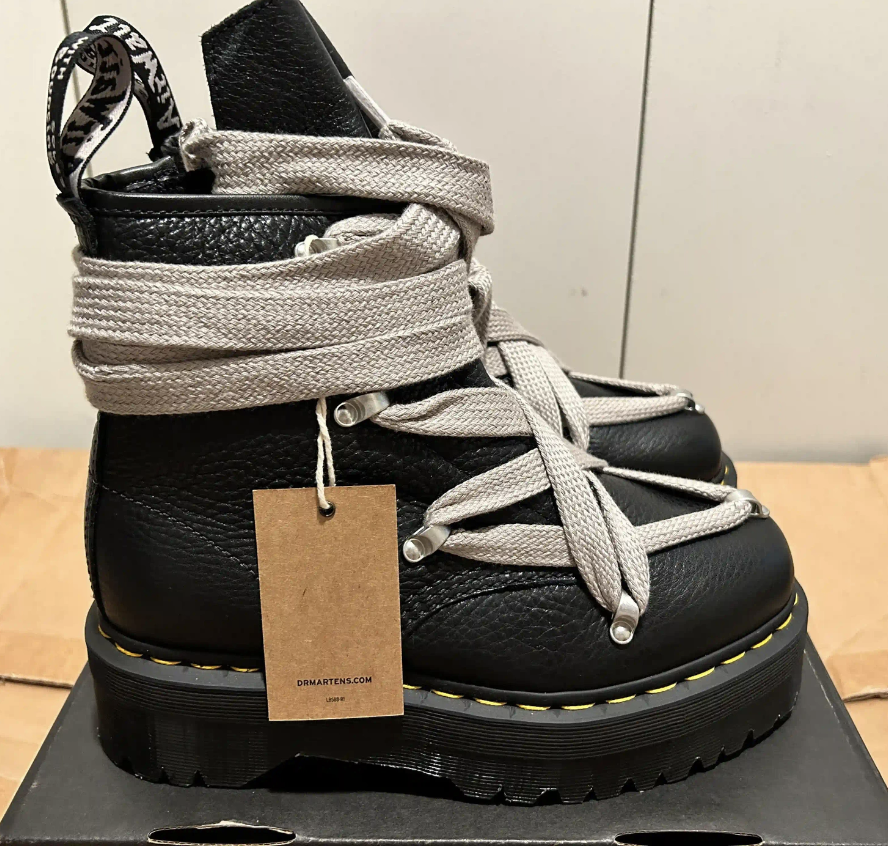 Dr. Martens × Rick Owens 1460 Quad Leather Sole Pentagram Dr. Martens × Rick Owens 1460 Quad Leather Sole Pentagram