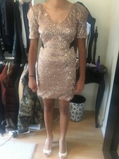 ribbon sparkly dress