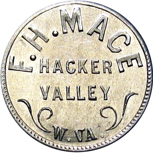 1918 Hacker Valley West Virginia Unlisted Lumber Scrip Good For Token
