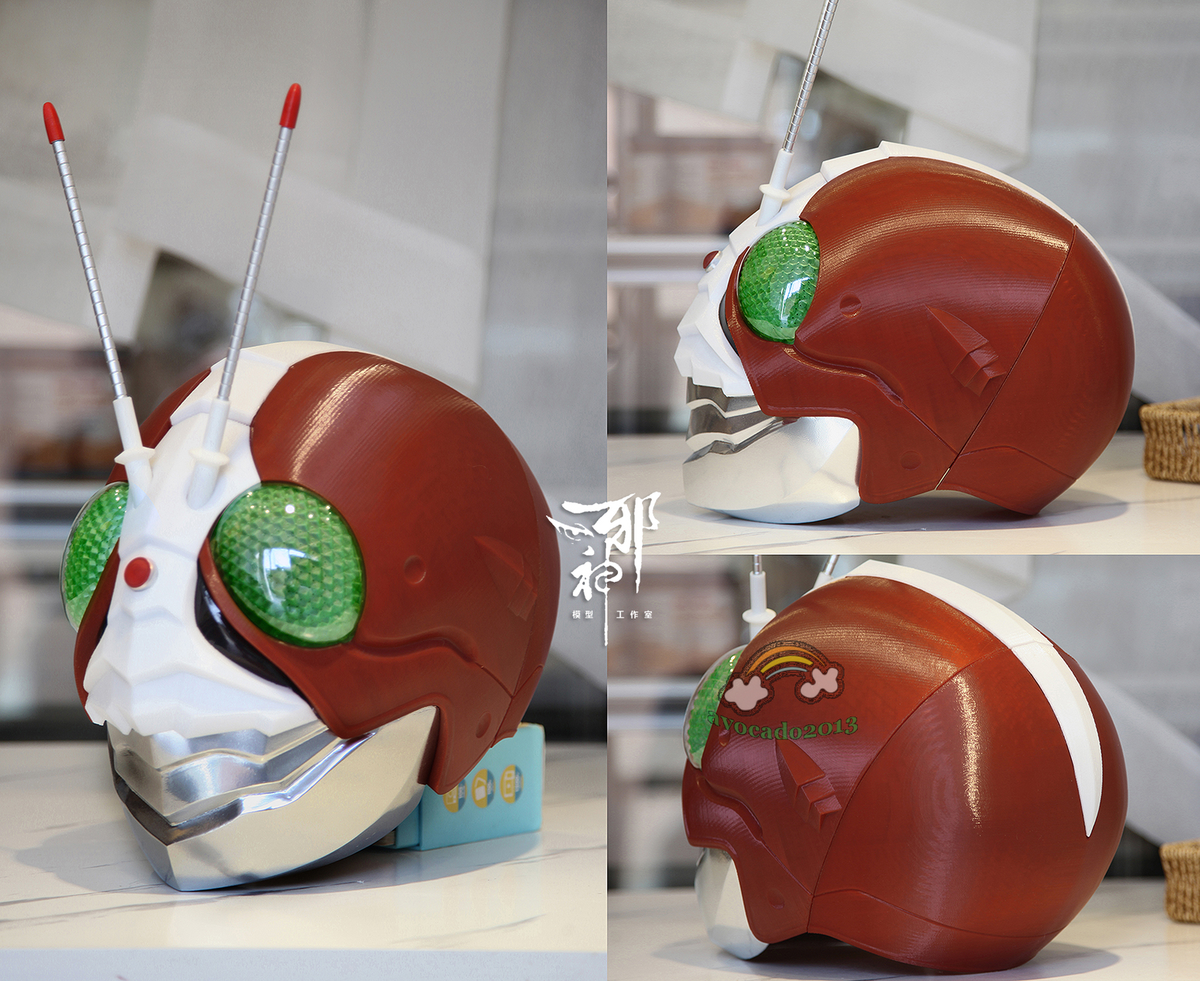 KAMEN RIDER MASKED RIDER THE NEXT V3 Cosplay Helmet Mask 3D