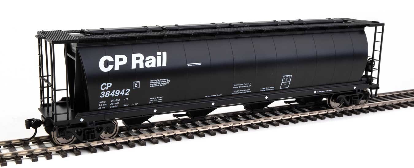 H0 Scale - Walthers Freight Car Cylindrical Hopper Canadian Pacific -- 7842 New