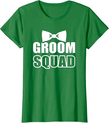 Groom Squad Stag Party JGA Wedding Celebration Ladies' Crewneck T-Shirt