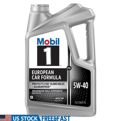Full Synthetic 5W-40 Motor Oil Engine Protection Audi VW Mercedes 5 Qt New