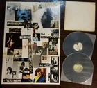 THE BEATLES White Album 2LP 1968 LA PRESS #'d A1634634 VG w/ POSTER Apple VINYL
