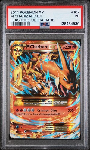 M Charizard-EX graded PSA 1 for sale on eBay