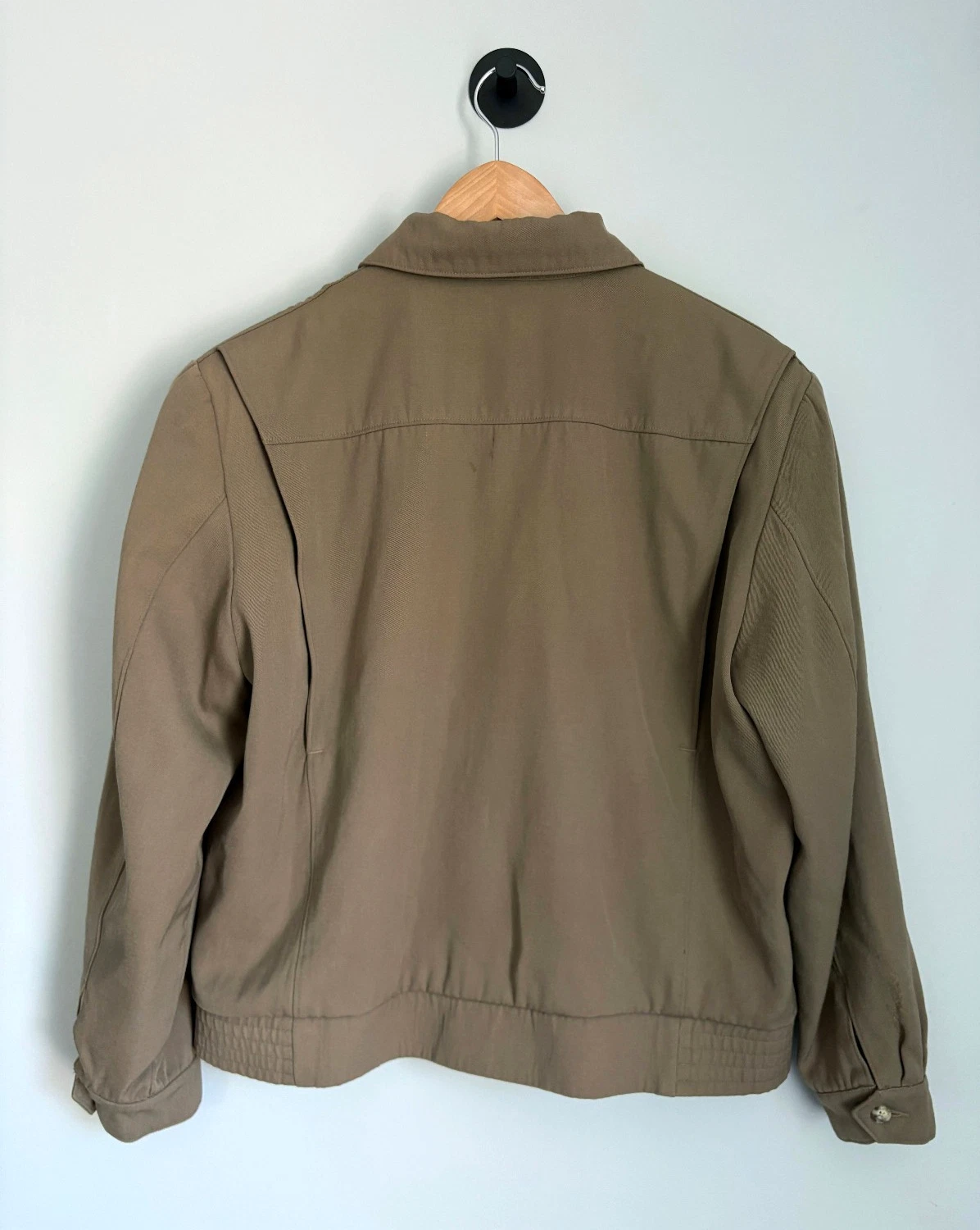 Vintage 80s Banana Republic Mill Valley Wool Field Jacket/Pampas style - Mens L image 11