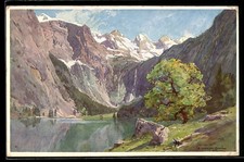 Künstler-AK Edward Harrison Compton: Landschaftspanorama am Obersee 1923 