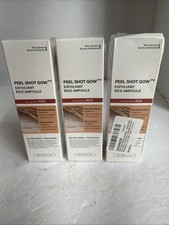 Lot of 3 - Peel Shot Gow Rice Ampoule Exfoliant Wholesale Skincare
