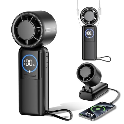 Yannovus Portable Handheld Turbo Fan 15000mAh,100  Assorted colors 