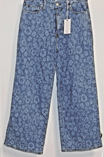 Image of Good American Good Waist Palazzo Cropped High-Rise Wide Leg Jeans Women’s 2/26