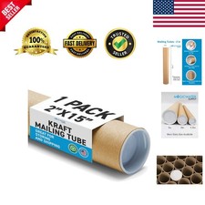 Mailing Tube - 2 in x 15 in - Kraft - 1 Pack - for Shipping and Storage of Po...