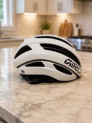 Giro ARIES SPHERICAL Cycling Helmet Medium MATTE WHT