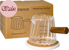 Glass Measuring Cup 6OZ, Espresso Accessories, Expresso Shots Cup, Espresso Shot