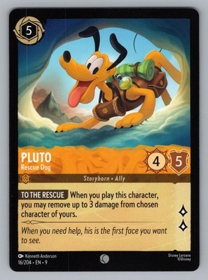 PLUTO - RESCUE DOG 16/204 C LORCANA NM 9 KENNETH ANDERSON@3`