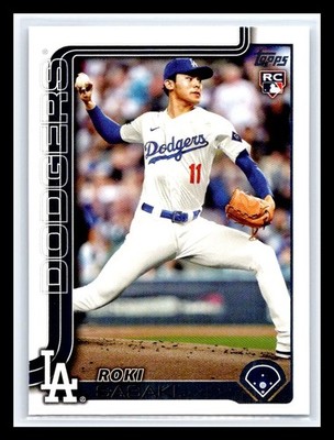 2025 Topps - Roki Sasaki #558 Rookie RC Los Angeles Dodgers