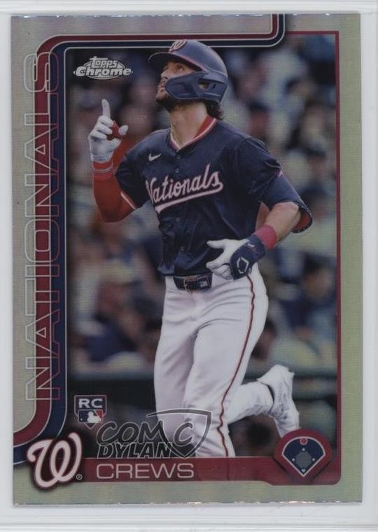 2025 Topps Chrome Refractor Dylan Crews #146 0zy7