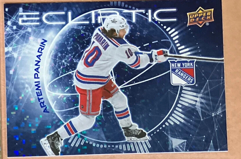 Artemi Panarin Ecliptic Sparkle Parallel #EC-19 2023-24 Upper Deck Kings Rangers