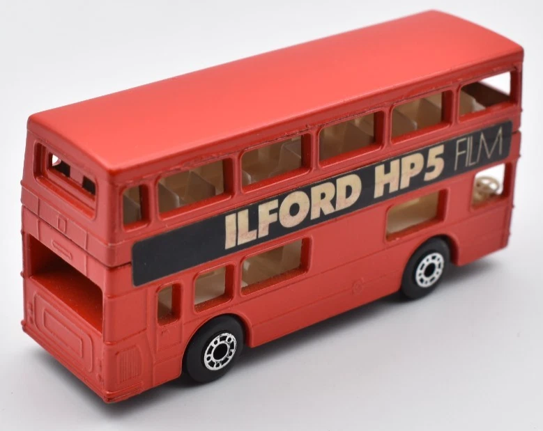 Matchbox Superfast #17 The Londoner London Bus red. Ilford HP5 Film. England - Image 2 of 4