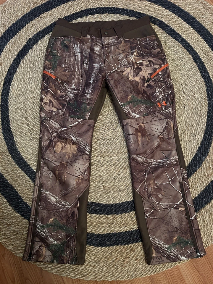 Under Armour Realtree Xtra Camo Ayton Hunting Jacket And Pants Set-XL,W36 - Image 2 of 4