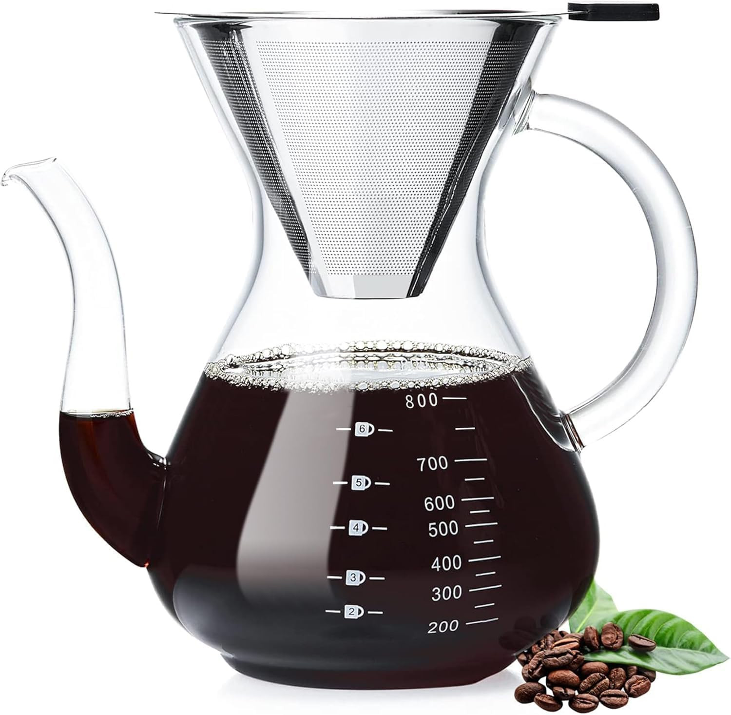 With Double Stainless Filter 34 Fl Oz, Thic