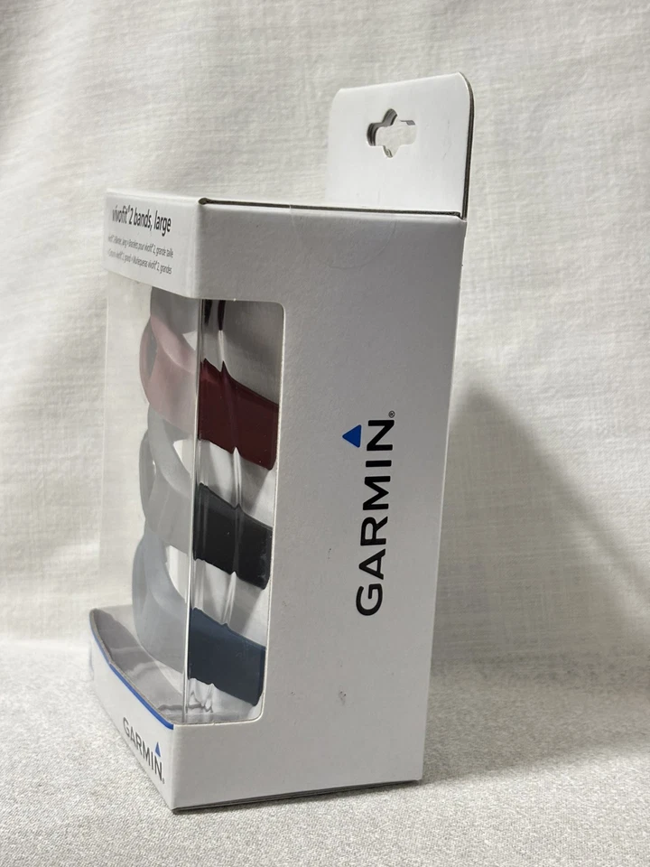 Nuevo Garmin Vivofit 2 Bandas Grandes Paquete de 3 Borgoña/Pizarra/Azul Marino (Rojo/Negro/Azul)  Foto 3 de 4