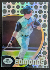 JIM EDMONDS 1998 Topps Tek #20 Pattern 29 LOS ANGELES ANGELS