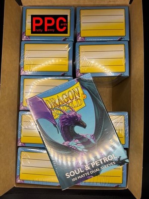 Dragon Shield Soul & Petrol Dual Matte Display - 10ct Of 100