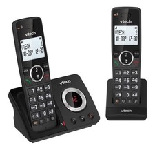 VTech ES2051 DECT Cordless Home Phone 2 Handsets Answer Machine Call Blocker