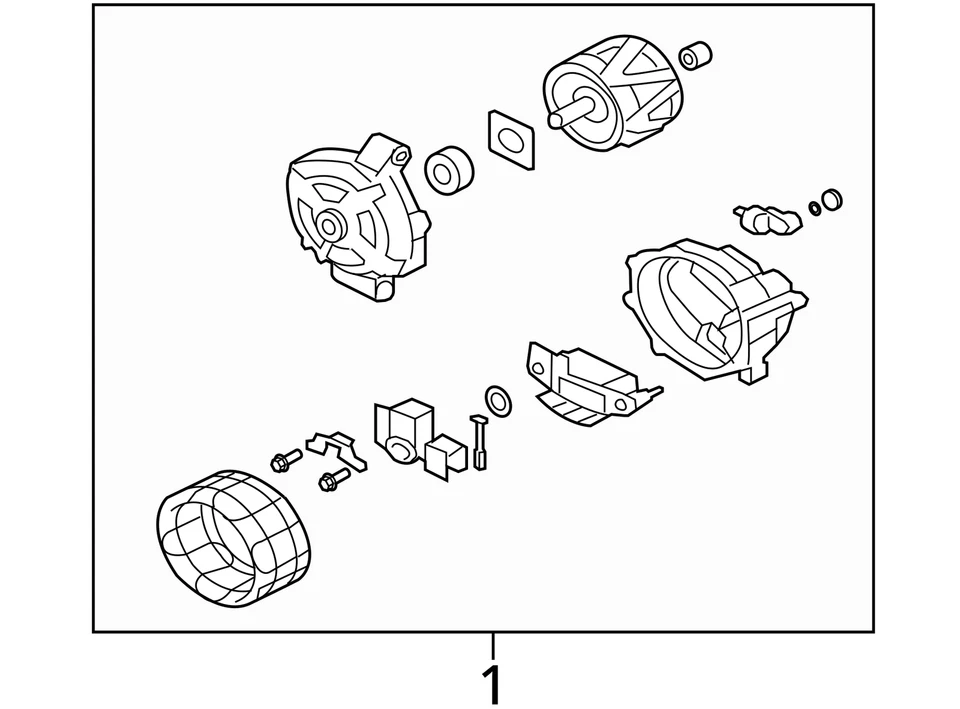 Alternator Fits 07-16 OUTLANDER 2670870 - Image 3 of 3