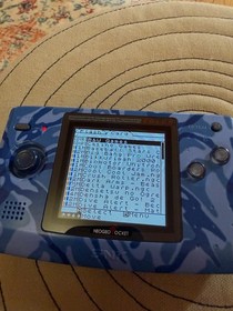 Neo Geo Pocket Color with IPS Screen & Retro HQ GD & Case READ DESCRIPTION 