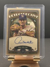 2025 Topps Museum Collection #RS-PM Paul Molitor Retrospective Signatures #/149