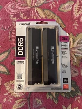 Crucial Pro DDR5 RAM 32GB (2x16GB) 6400MHz CL38, CP2K16G64C38U5B