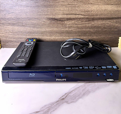 TESTED Philips BDP5110 1080p Blu-ray Player W/ Remote BATTERIES INCLUDED