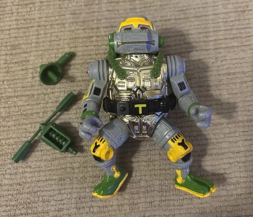 Vintage 1989 TMNT Teenage Mutant Ninja Turtles Metalhead Action Figure Complete