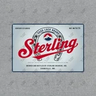 Vintage Sterling Beer Metal Sign Good Luck Brand Evansville Indiana #386027