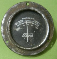 Vintage Ford Amperes Gauge Model A T 3 Diameter Ford Script Ford Gauge Gage