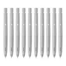 Oil-based ballpoint pen Blen 0.7 gray barrel black ink 10 pieces B-BA88-GR