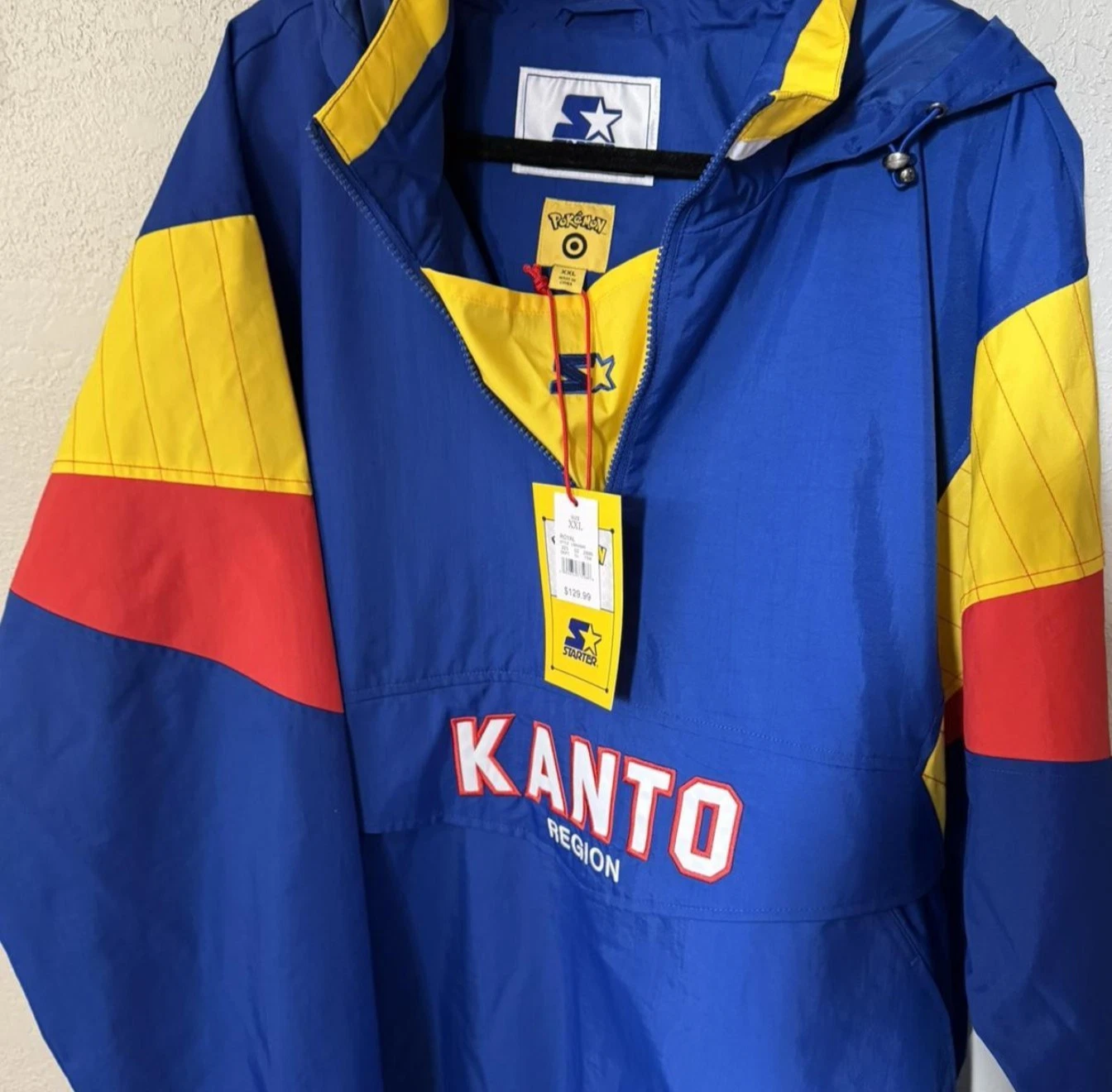 Pokemon x Target Starter Pullover Jacket Blue Kanto Region Windbreaker Size M
Opens in a new window