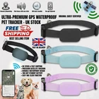 Mini Pet GPS Locator Tracker Waterproof Tracking Dog Cat Collar Anti-Lost UK