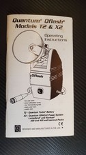 QUANTUM QFLASH MODEL T2 X2 OPERATING INSTRUCTION MANUAL ORIGINAL GENUINE